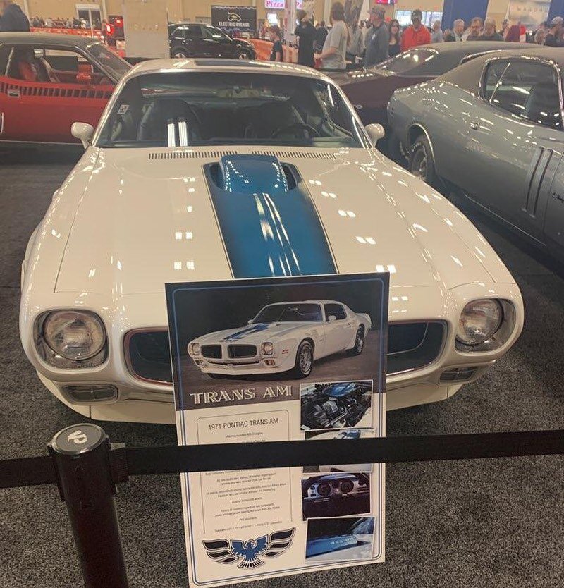 Check out the 71 Pontiac Trans Am this weekend at the OKC Auto Show at the fairgrounds! She was coated with a CP🥈Package before the show!