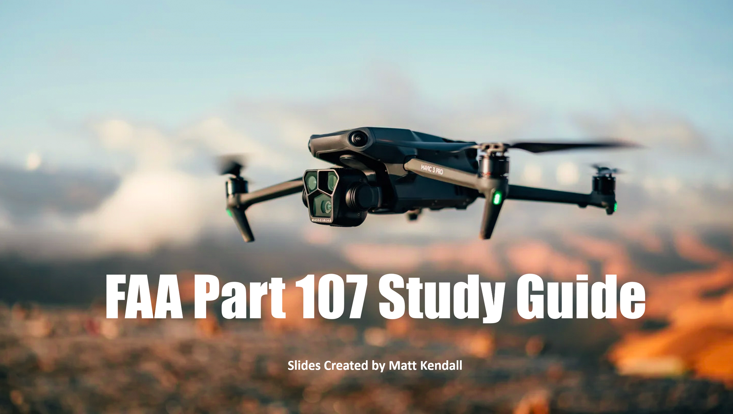 FREE 2026 Drone Certification Course-Part 107