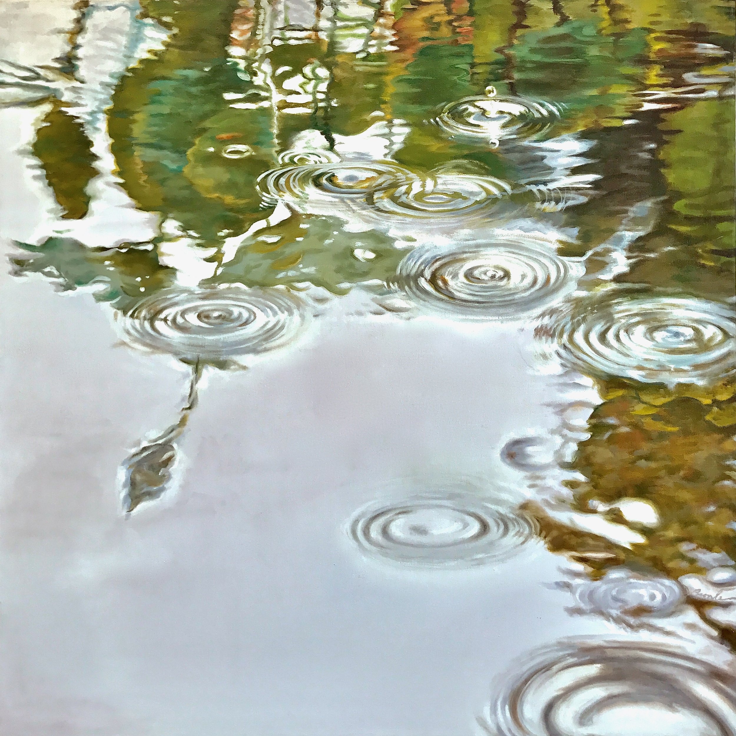 Revelation, 48" x 48", Oil on canvas
