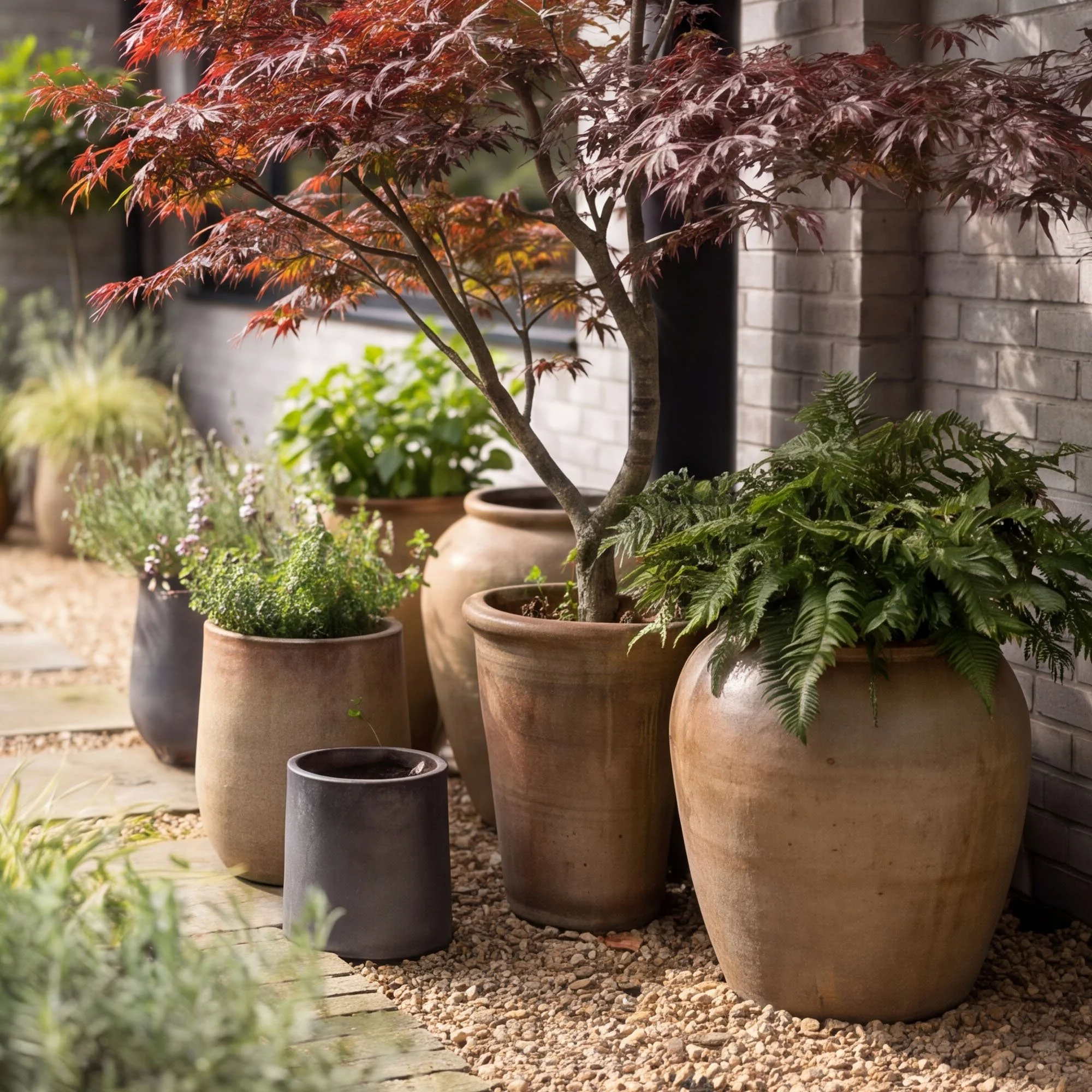 Terracotta pots