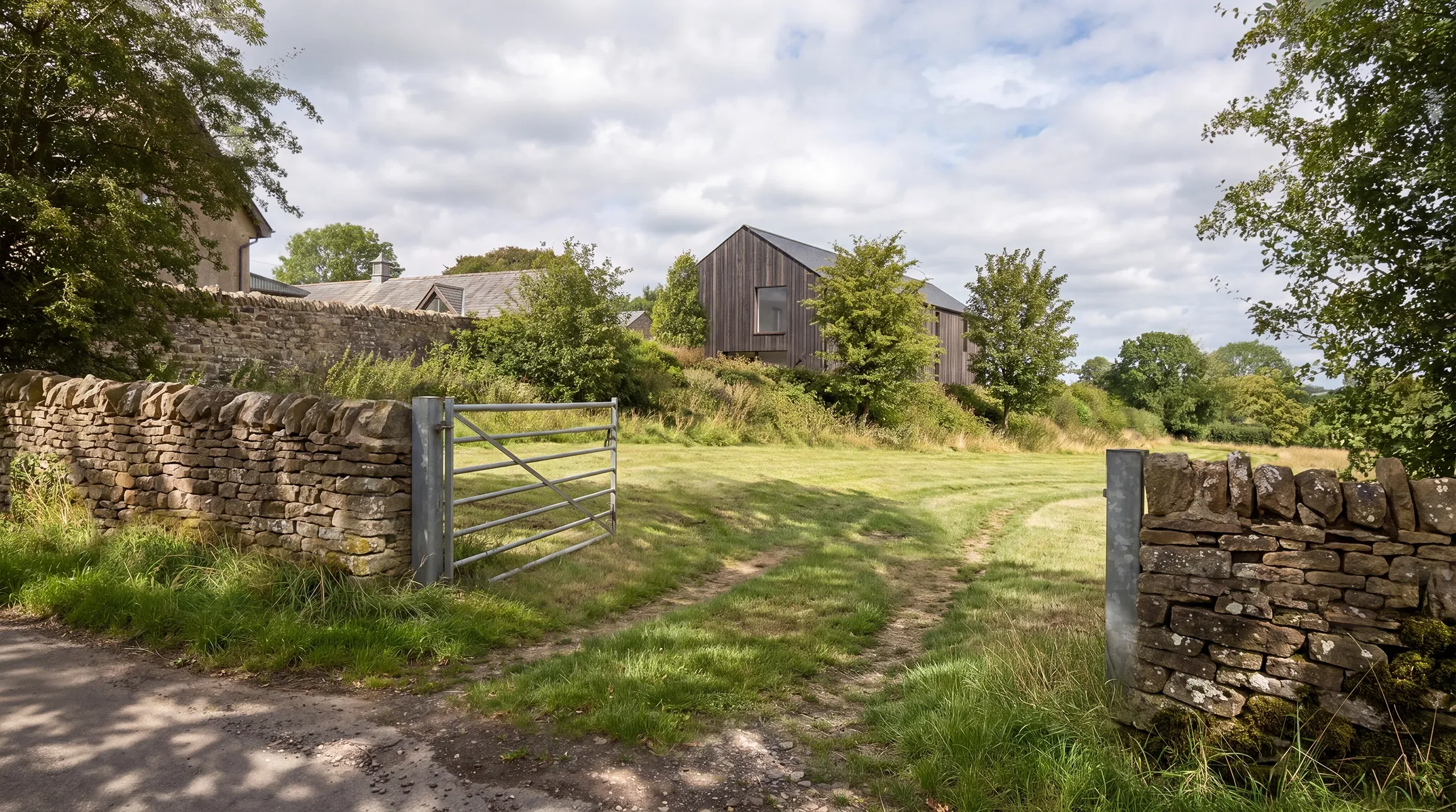 New Build House Derbyshire: Meadow Bank Lane View