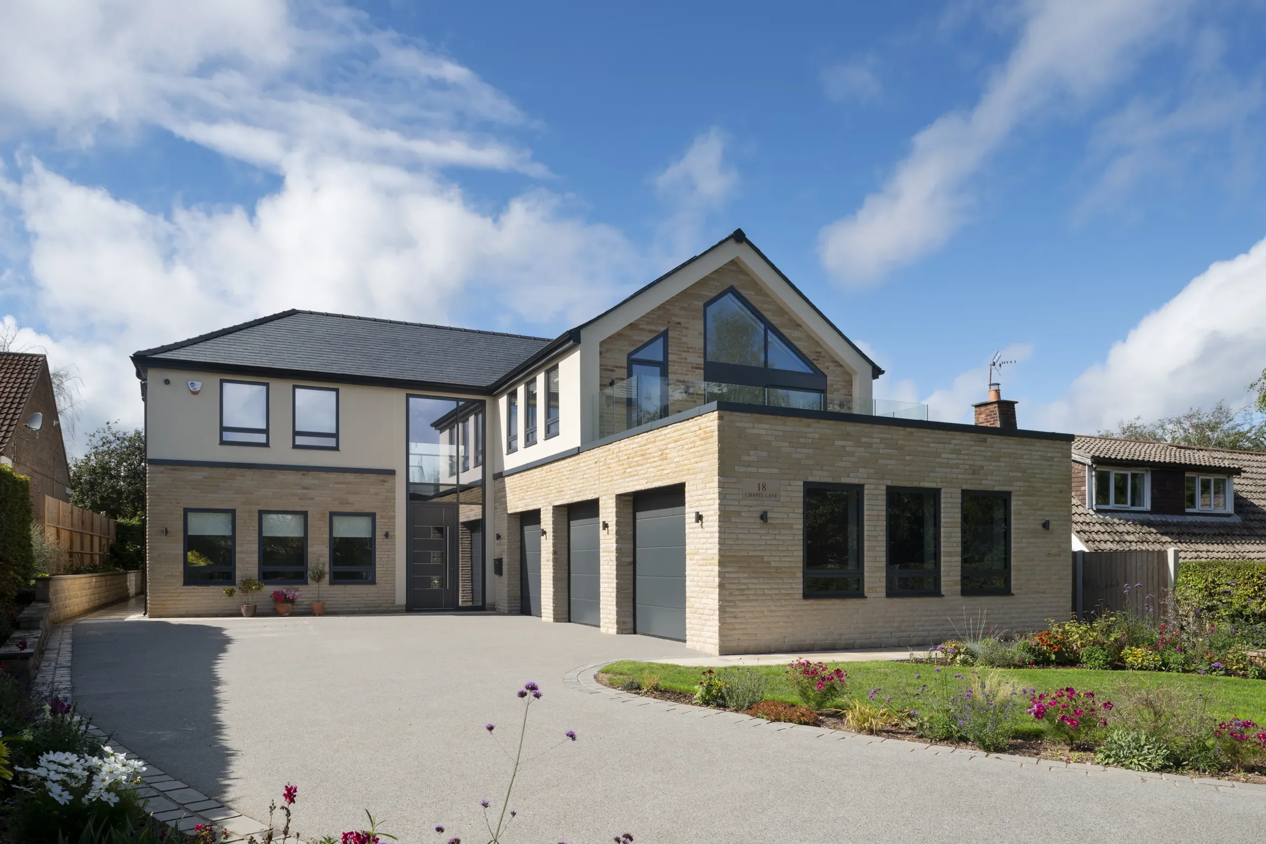 Architects designed a new build house