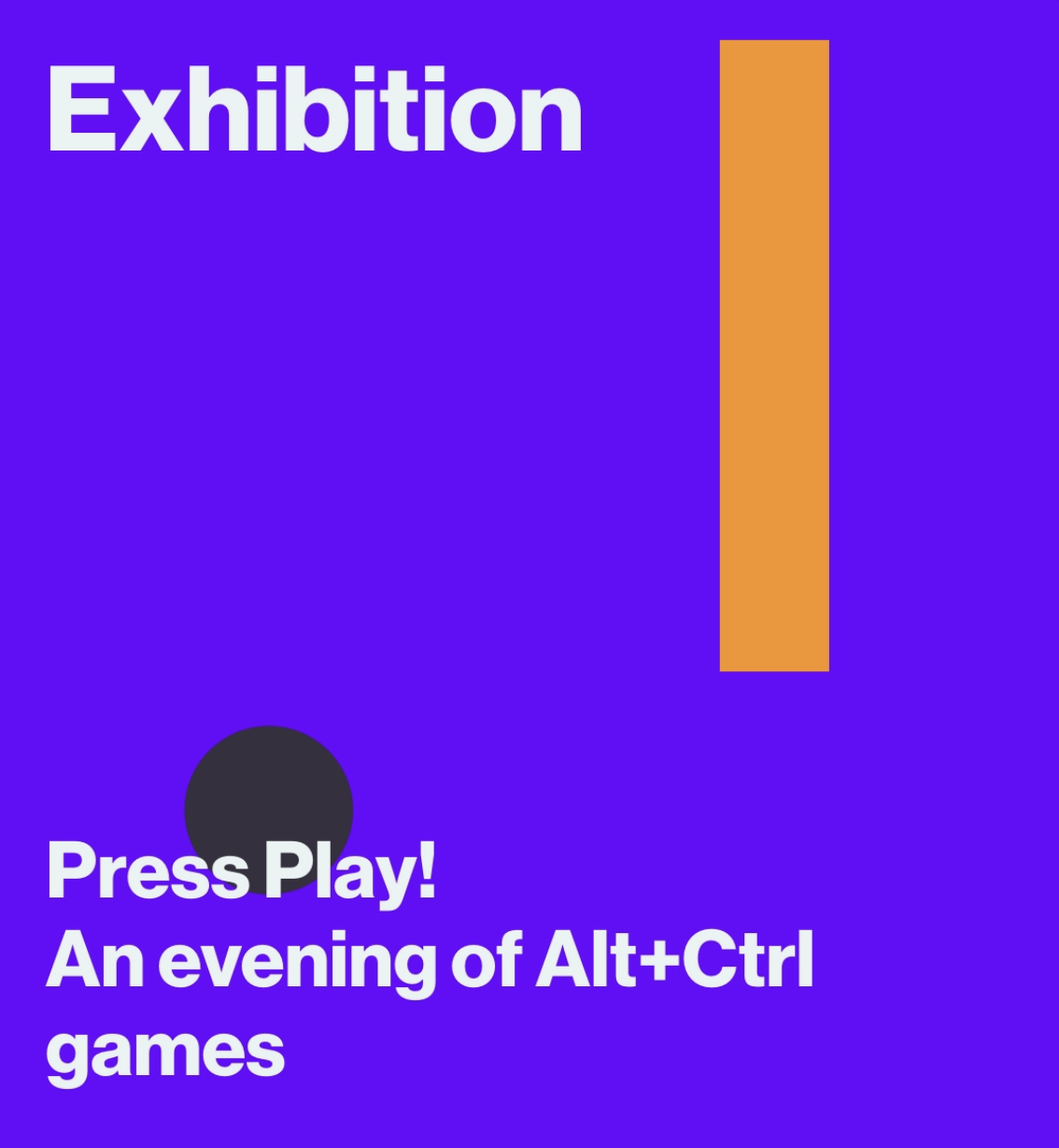 Alt+Ctrl Games Exhibition