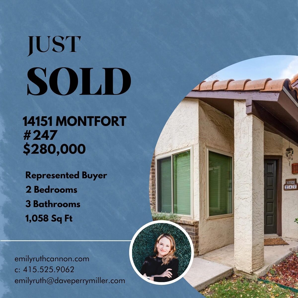 So thrilled for Jan! This search was NOT easy. One nutty seller, several dud condos, several times we were out bid, and then the stars aligned. Jan stayed optimistic throughout it all and I am beyond excited for her next chapter! Congrats to my repea