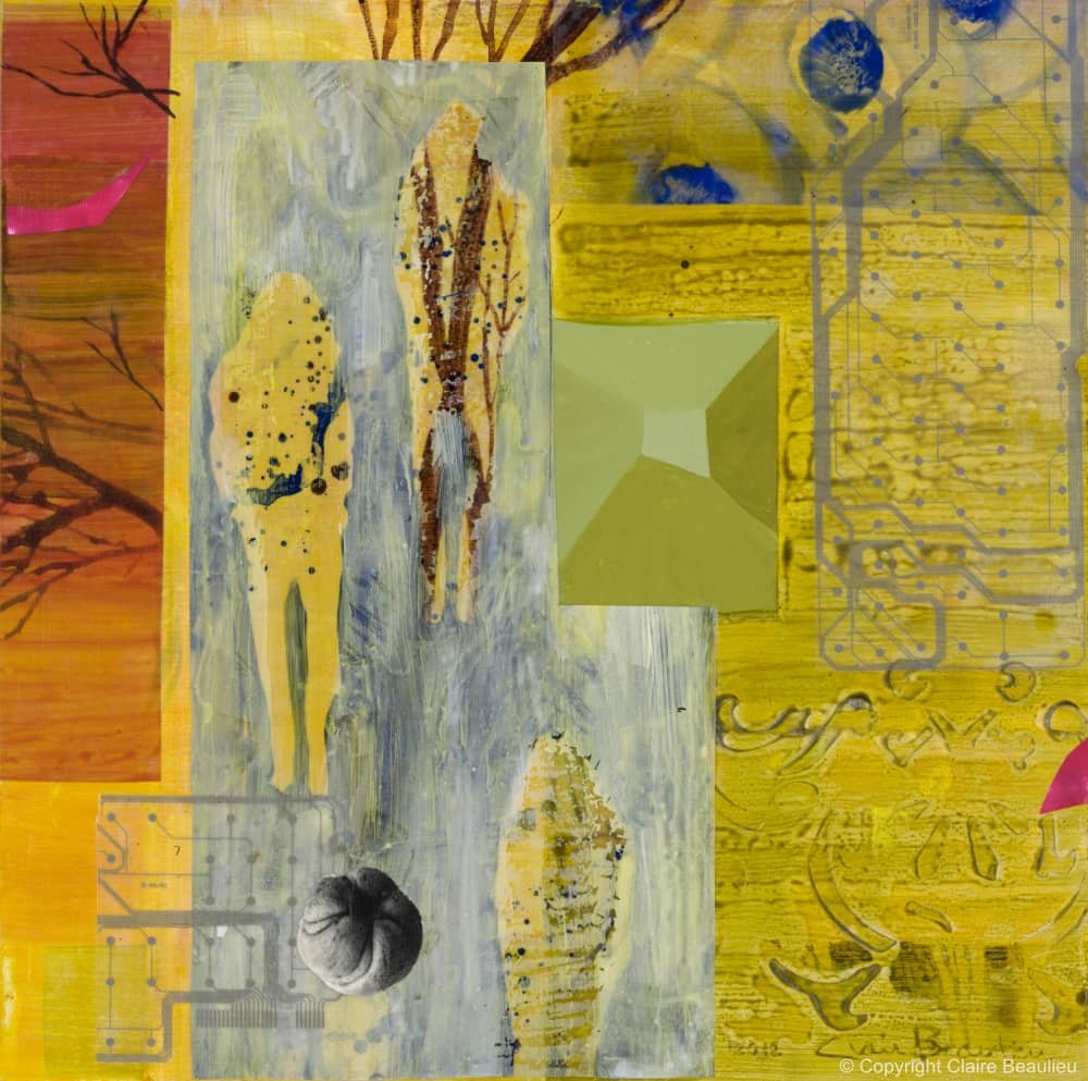  
 Collection II 
 Acrylic on wood, 76 x 76cm | 2018
 