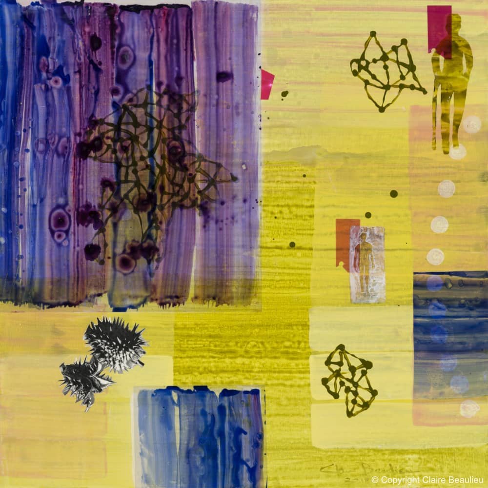  
 Collection IV 
 Acrylic on wood, 60 x 60cm | 2018
 