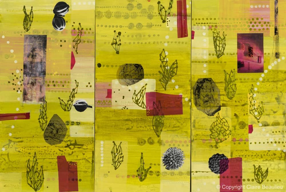  
 Collection V 
 Série 1-2-3 | Acrylic on wood, 120 x 60cm | 2018
 