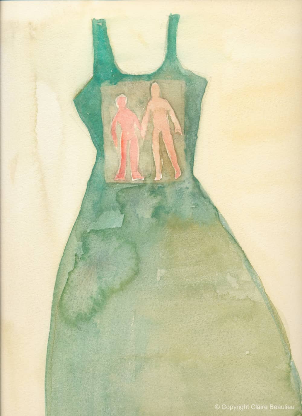  
 Robe VII 
 Aquarelle, 38 X 28 cm | 2002
 
 