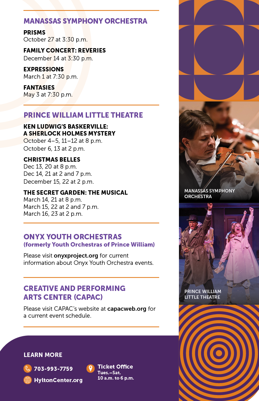 HPAC Arts Partners Flyer (Back)