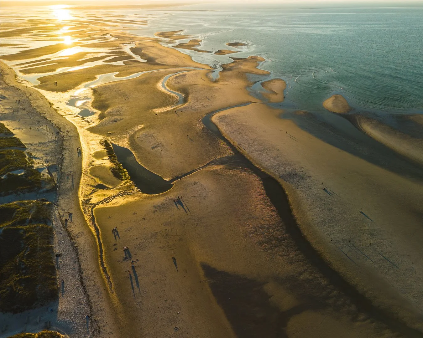 Low Tide Sand Art - Mayflower Beach  | Dennis, MA