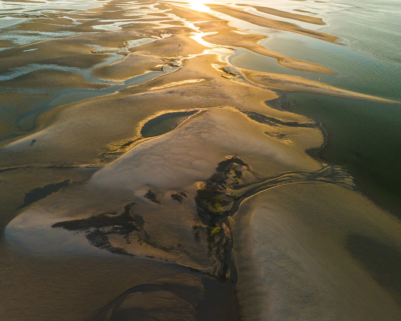 Low Tide Sand Art - Mayflower Beach  | Dennis, MA