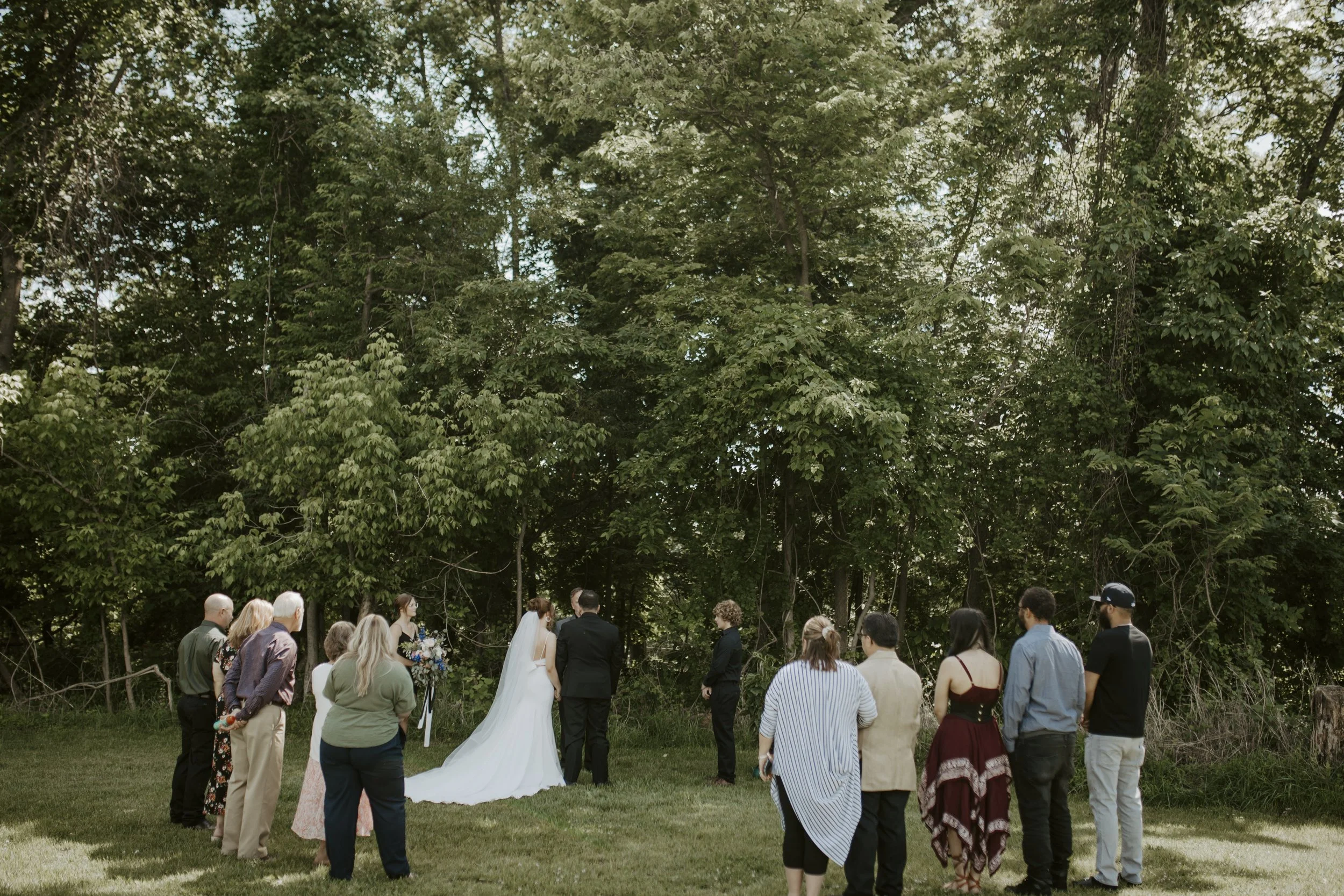 an intimate wedding in Virginia