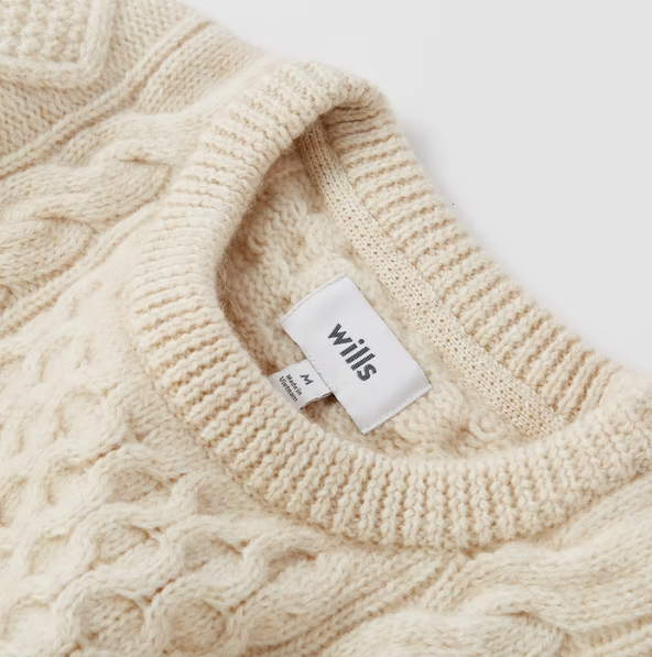 Patagonia Wool Aran Cable Crew