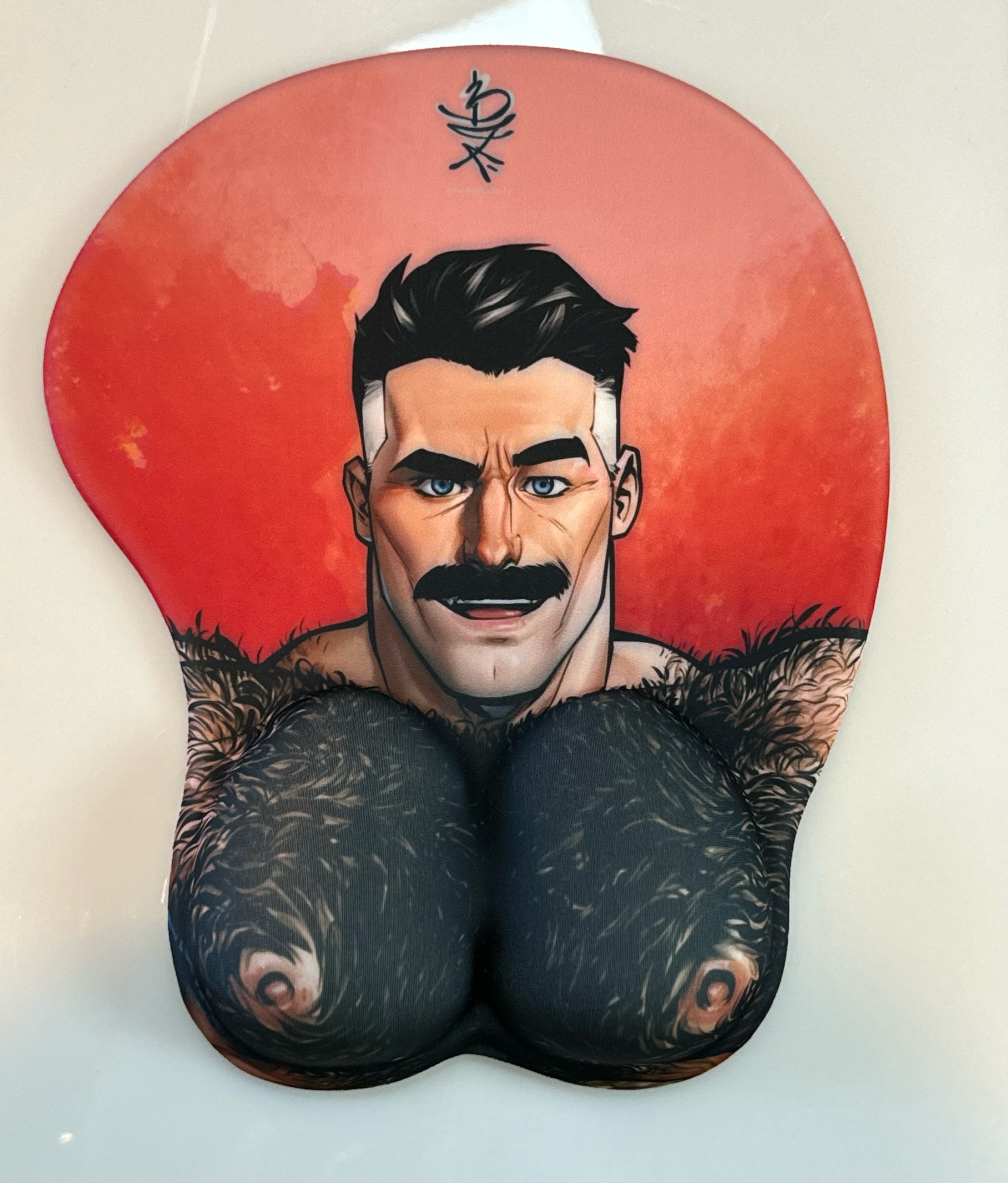 Omni Man 3D Chest Mouse Pad