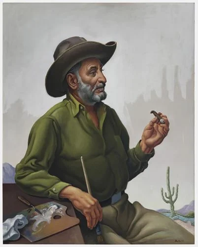 Haystack (1938) by Thomas Hart Benton, at the Kemper Museum of Contemporary Art