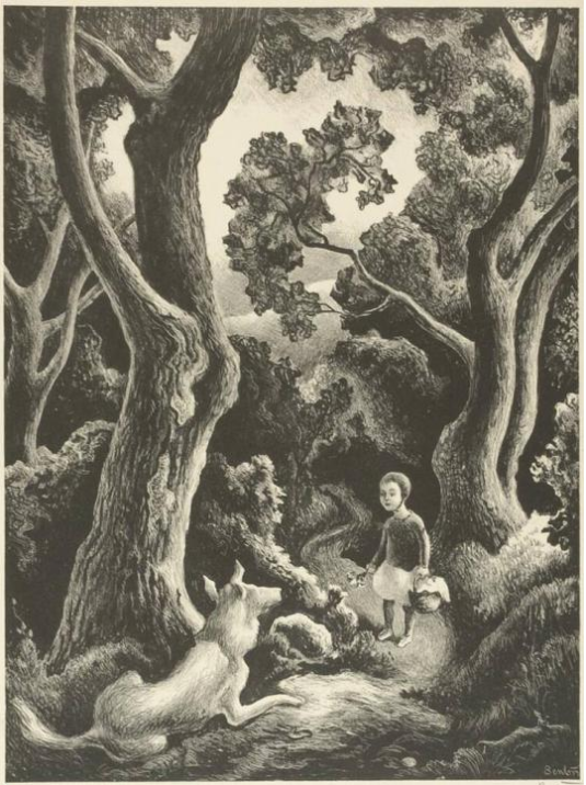 Jessie and Jake (1942) by Thomas Hart Benton, at ​​​​Museum of Fine Arts, Houston