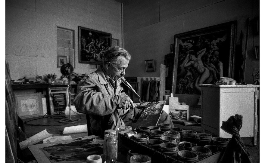 Photos Hidden Away For Decades Provide An Intimate Portrait of Thomas Hart Benton At Work In His Kansas City Studio
