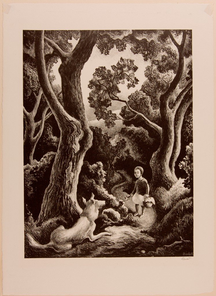 Jessie and Jake (1942) by Thomas Hart Benton (Lithograph)