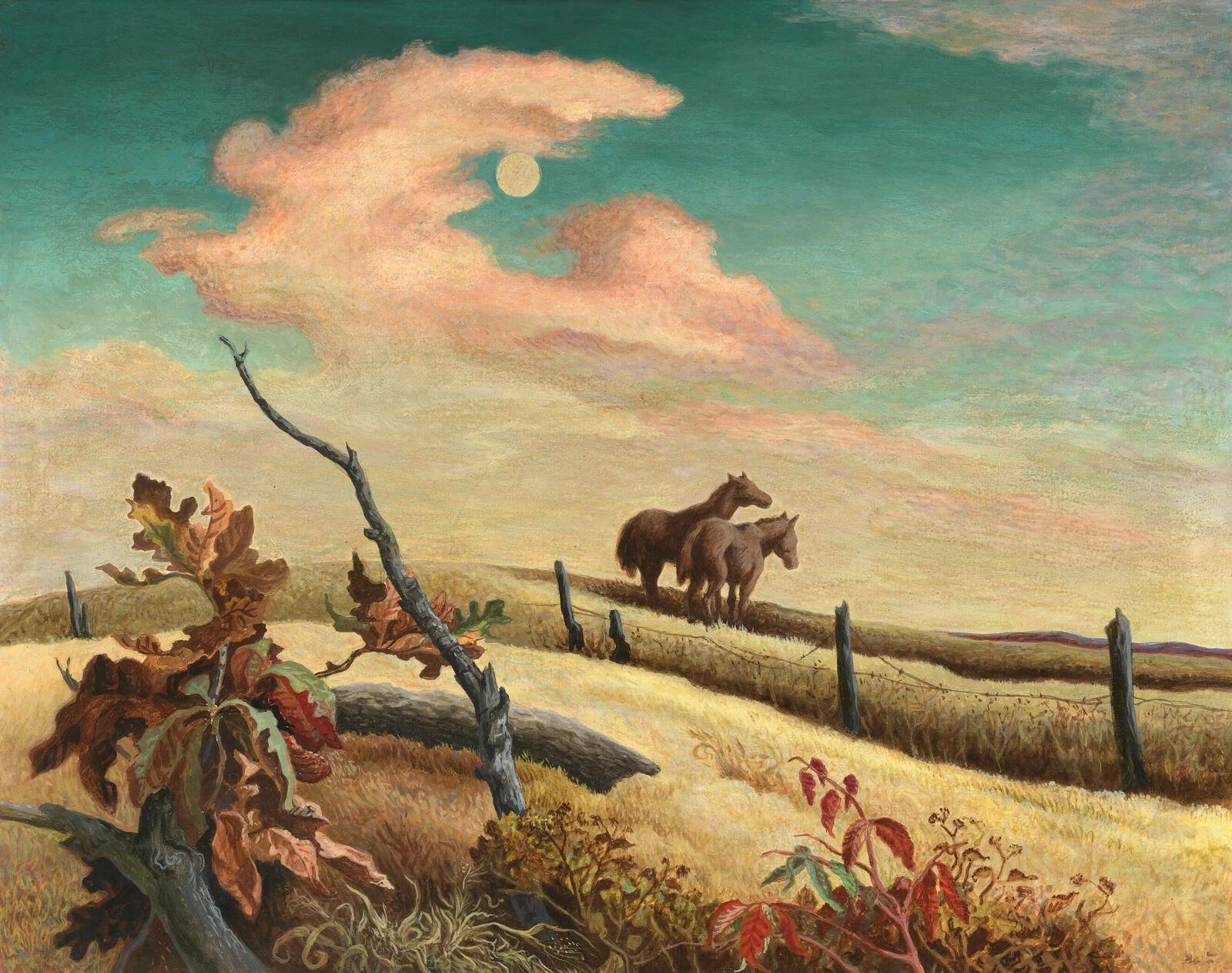 Autumn (1940-1941) by Thomas Hart Benton (Lithograph)