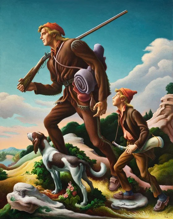 The Kentuckian (1954) by Thomas Hart Benton (Painting)