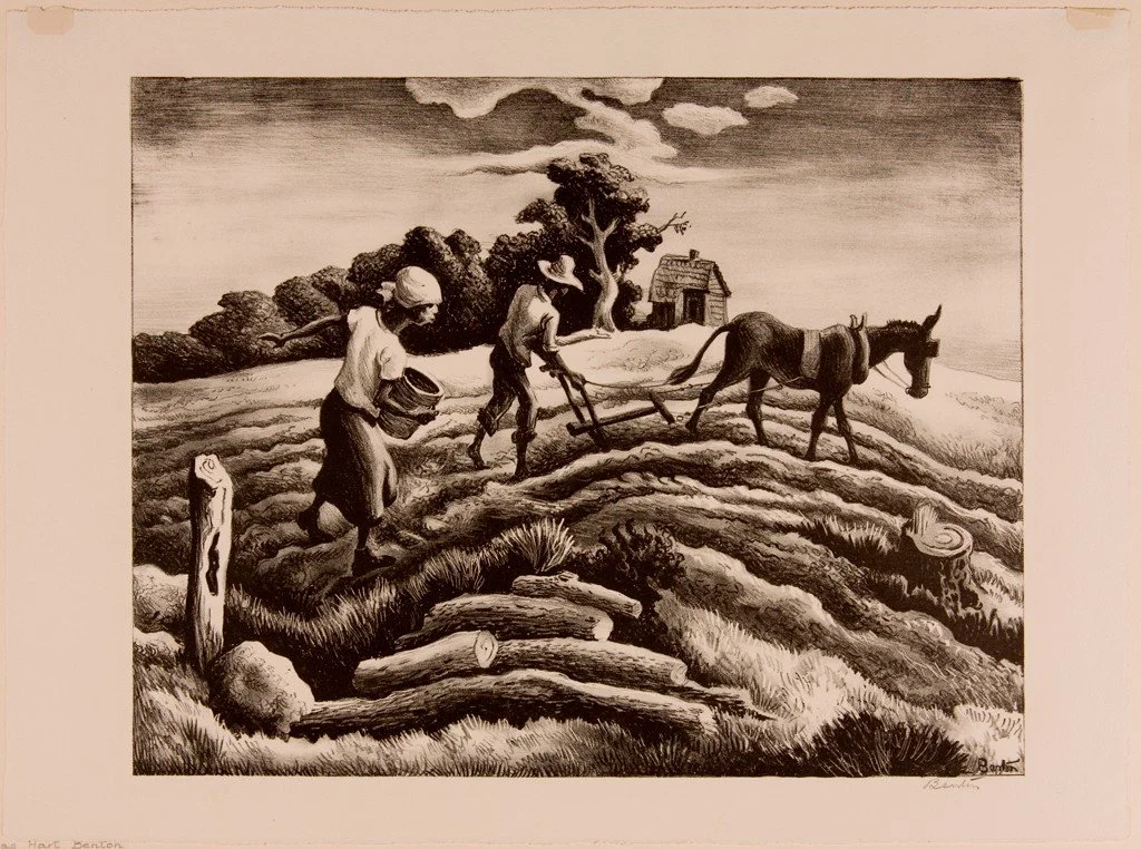 Planting (1939) by Thomas Hart Benton (Lithograph)