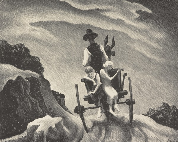 Goin’ Home (1937) by Thomas Hart Benton, at the Indianapolis Museum of Art