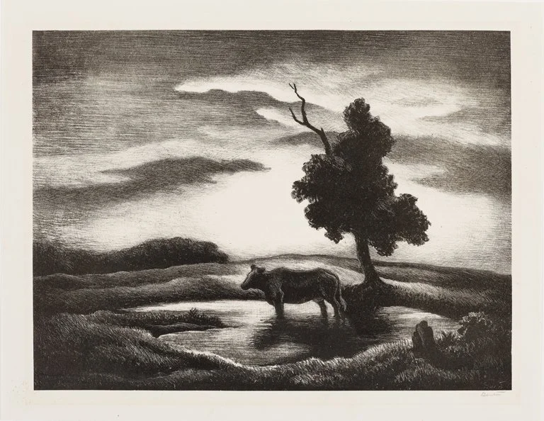 Sunset (1941) by Thomas Hart Benton (Lithograph)