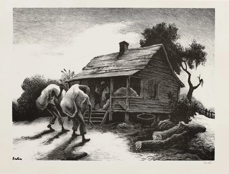 Back from the Fields (1945) by Thomas Hart Benton (Lithograph)
