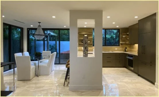 Contemporary Kitchen Remodel in Coconut Grove, FL by QCM Builders project photo