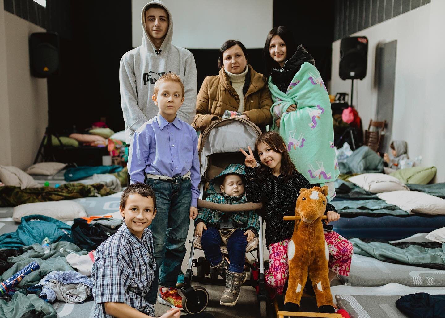 From our Executive Director, Brooke, who is in Poland assisting Ukrainian refugees: 

&ldquo;Natalie is a widowed mother of 6 children in Ukraine. Due to the war, she fled her home in Kyiv a few days ago and is now taking shelter in Western Ukraine. 