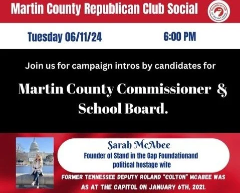 Martin County Republican Club Social June 2024