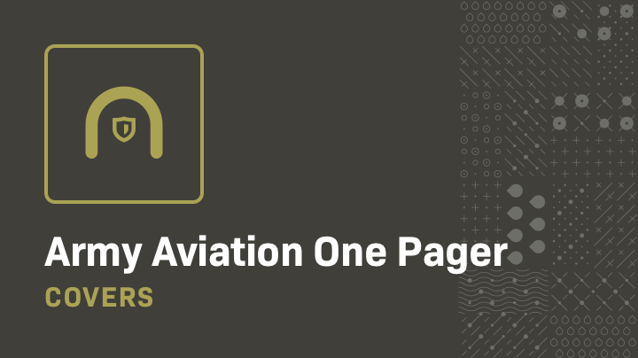 Army Aviation One Pager