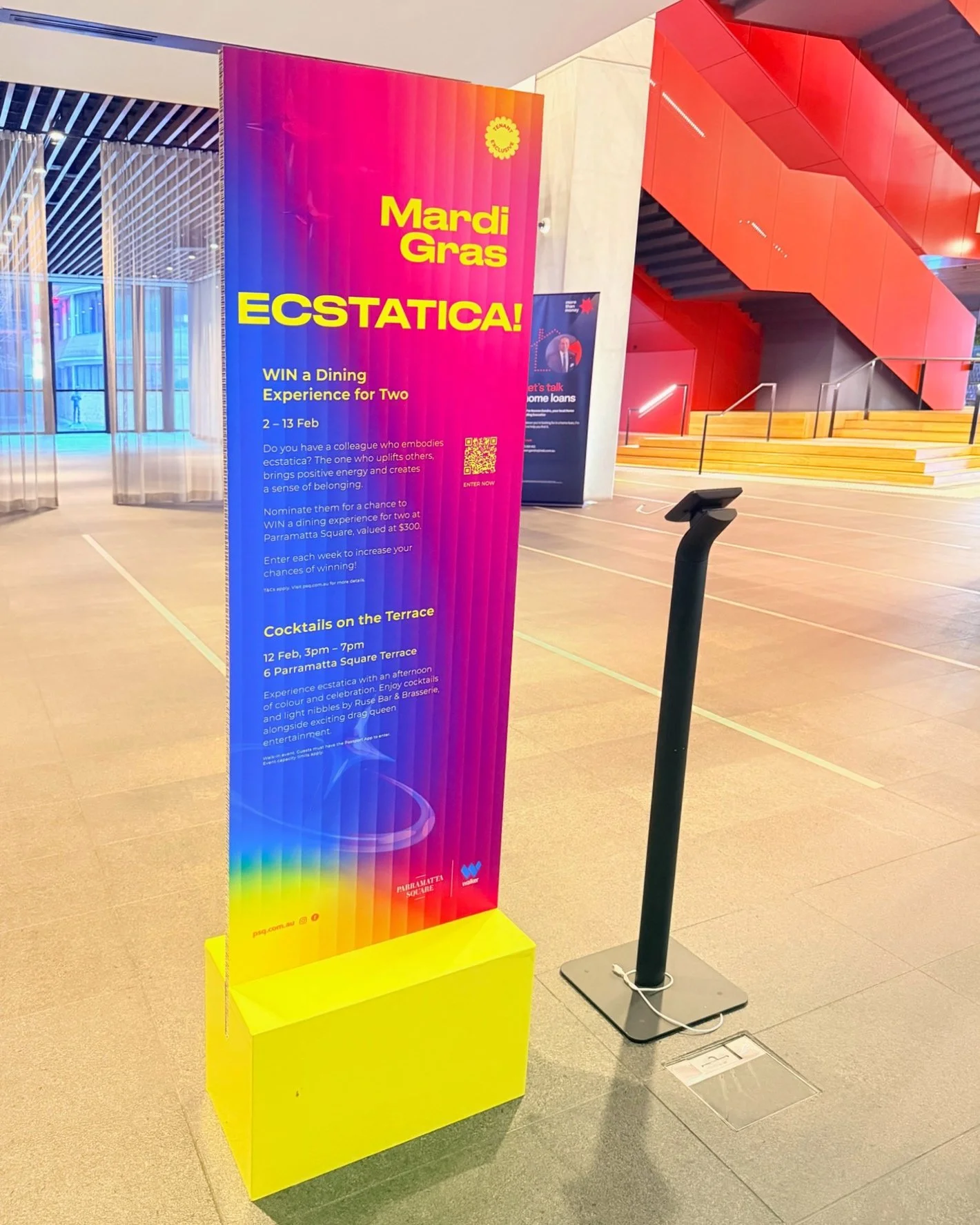 PRIDE on display at Parramatta Square 🌈

Our team was proud to produce and install this striking activation for @lifestylelabagency  Mardi Gras campaign.

Printed on Enviroboard using Latex Ink, a sustainable signage solution designed to reduce envi