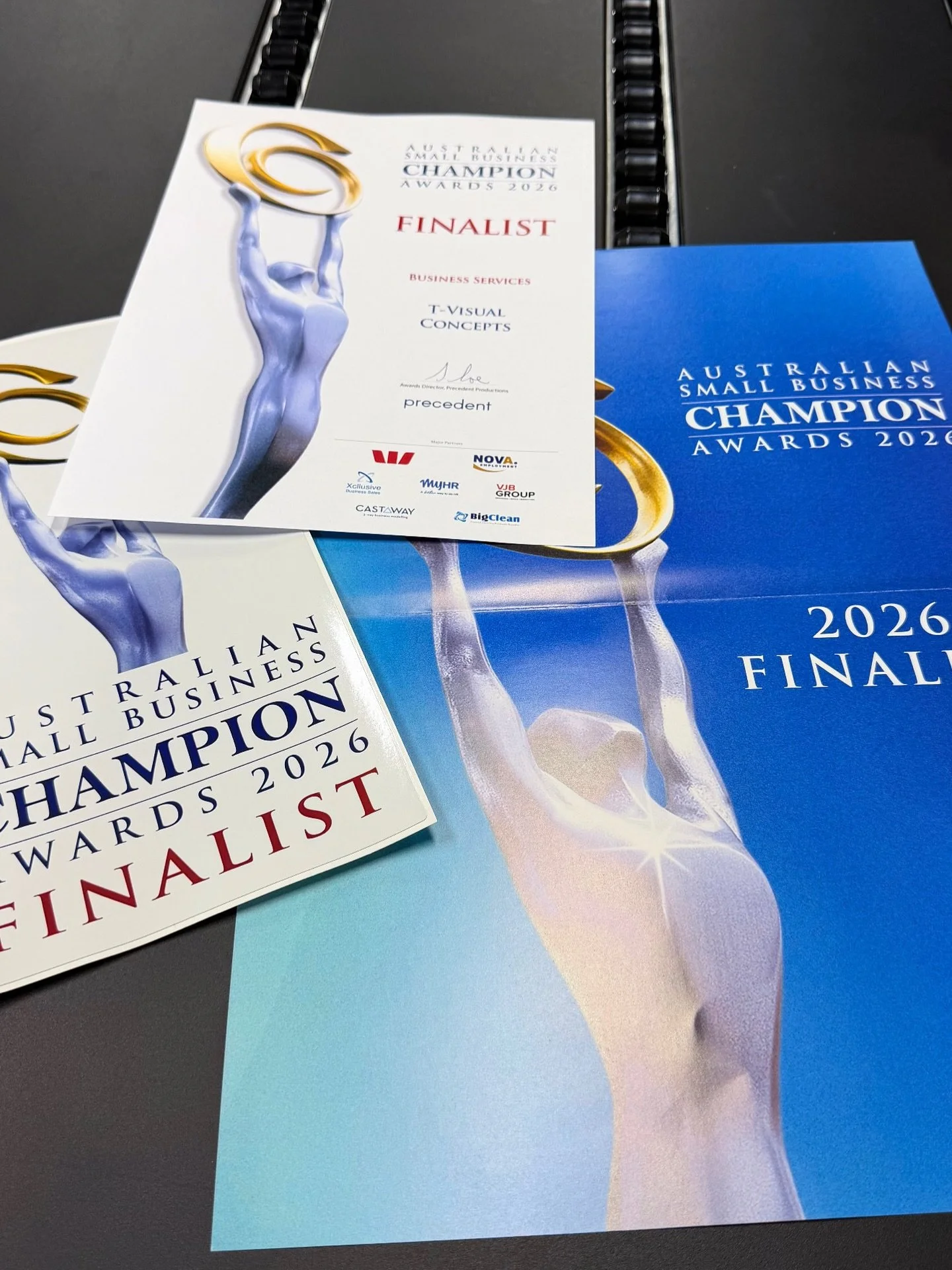 Finalist. 🙌🔥

We&rsquo;re proud to announce that T-Visual Concepts has been selected as a Finalist in the Australian Small Business Champion Awards 2026.

Out of over 8,500 businesses, being recognised in the Business Services category is something