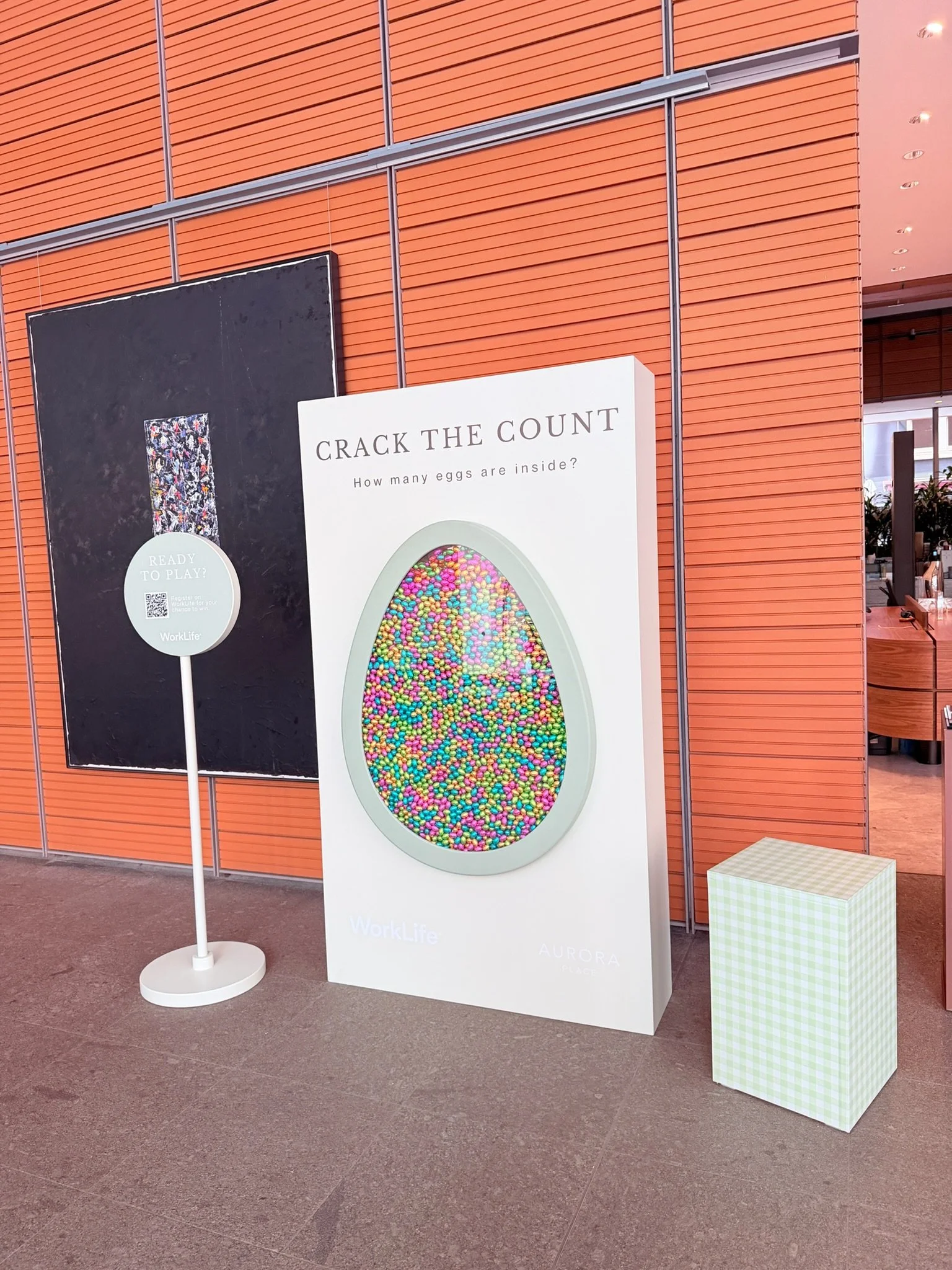 Crack the Count 🐣🌈
An egg-cellent Easter activation for @lifestylelabagency  at Aurora Place, a larger-than-life display packed with hundreds of colourful Easter Eggs and one big question: how many are inside?
This is the kind of installation that 