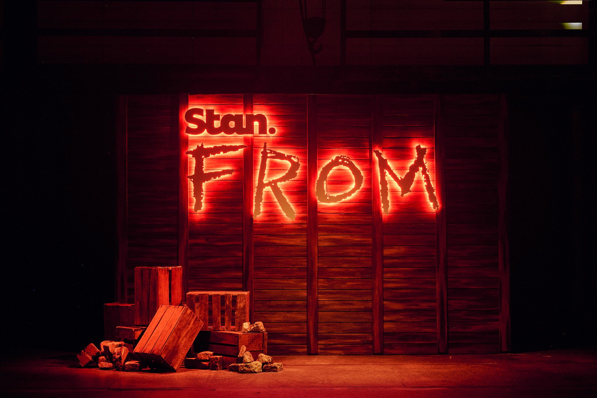Some projects stop you in your tracks. This is one of them.

Proud to be part of the @stanaustralia  FROM premiere, our custom wallpaper and illuminated halo lit sign creating an atmospheric backdrop inside, while the venue exterior set the scene for