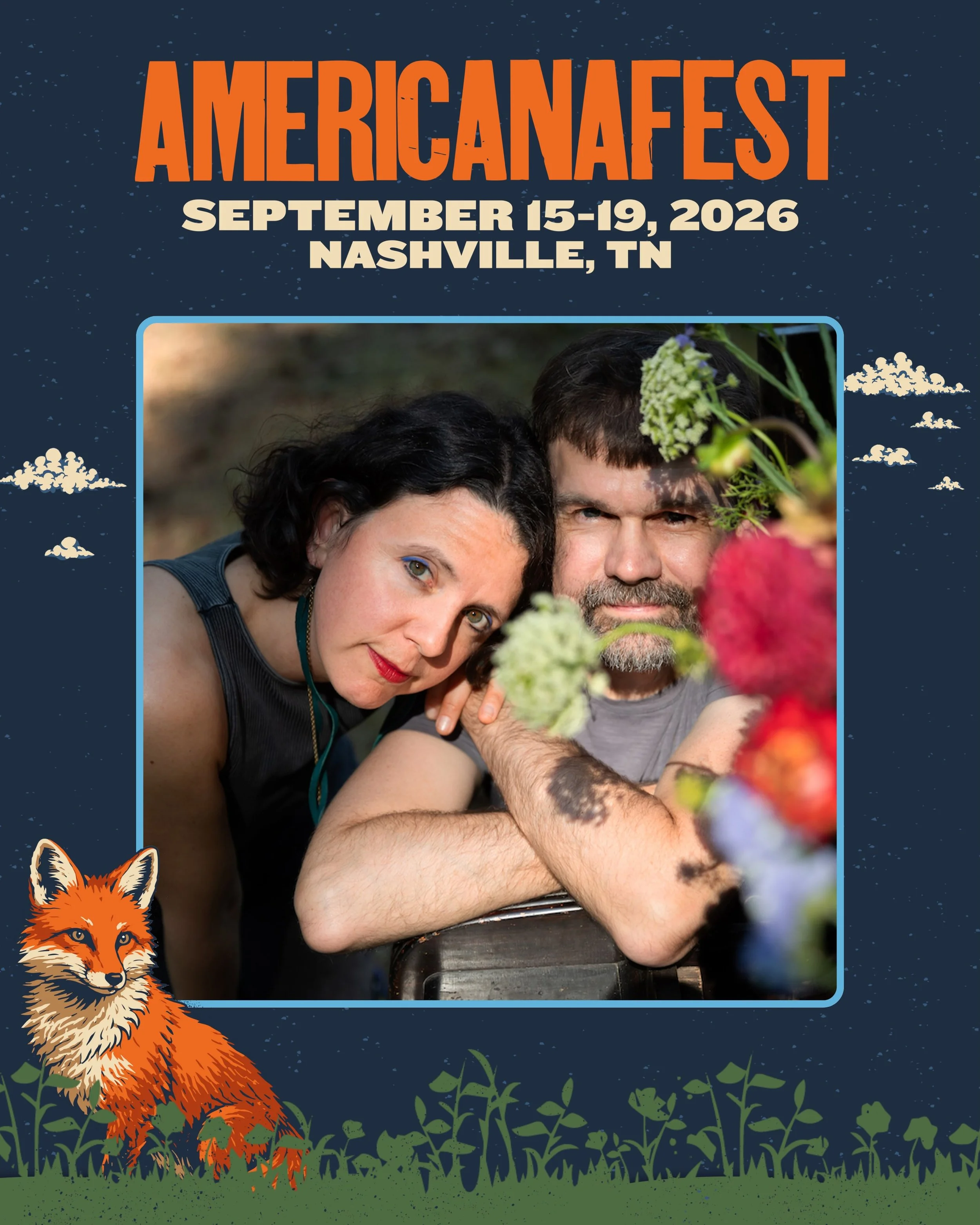 Nashville @americanafest here we come! Somehow in our 16yrs of touring we&rsquo;ve never played a show together in Nashville, finally changing that this Sept.❤️ 

#AMERICANAFEST