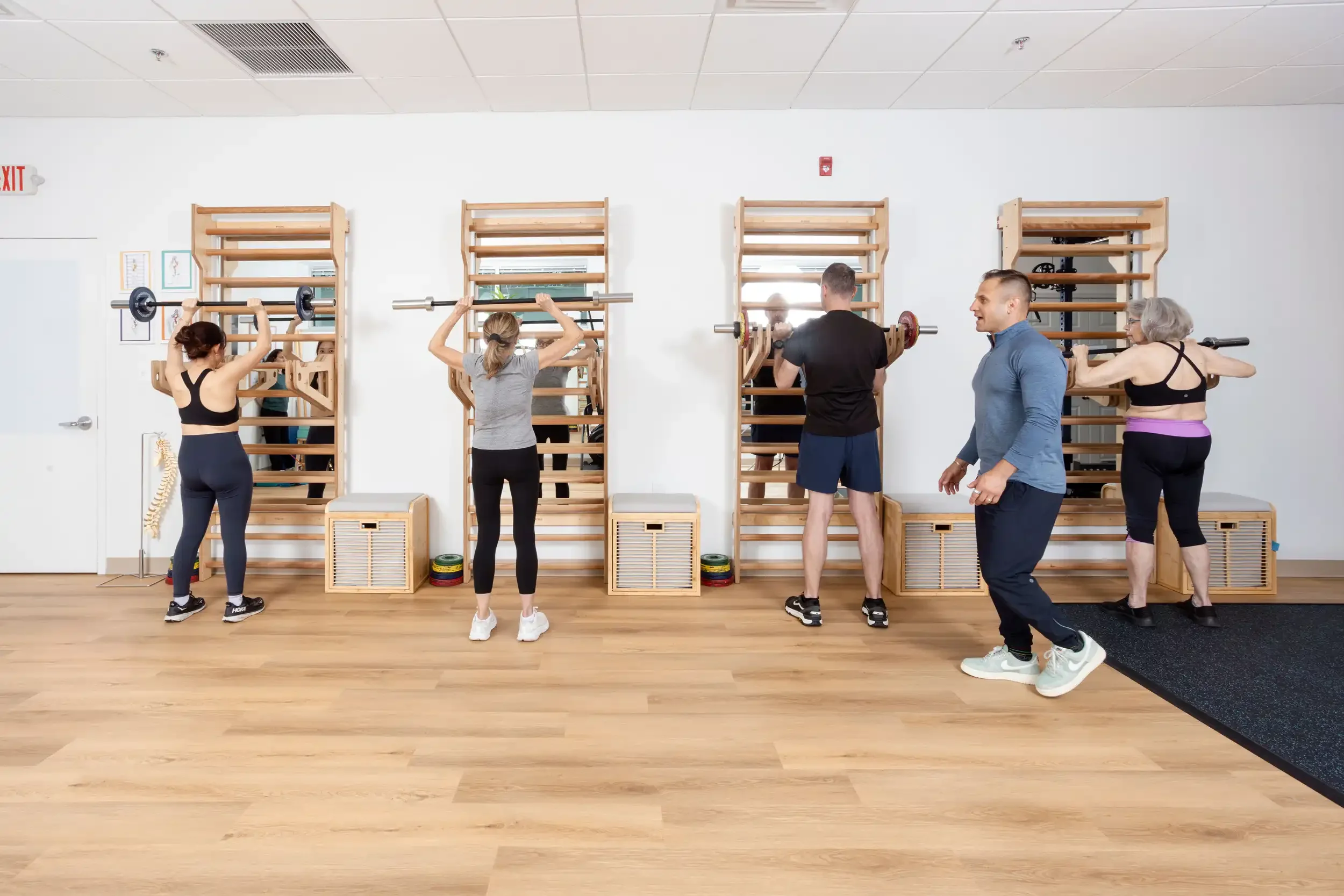 small group physical therapy class