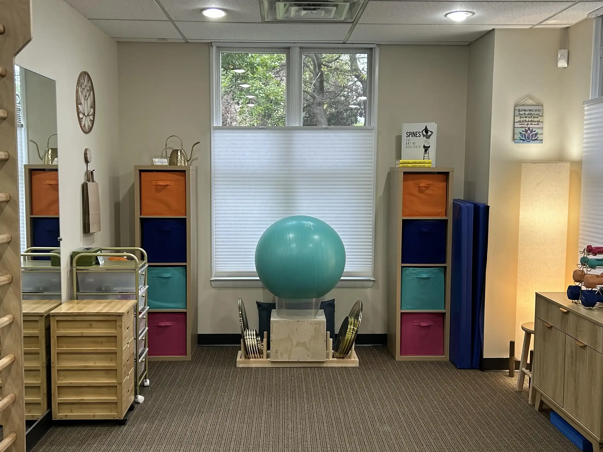 Schroth DC equipment area of the Falls Church, VA clinic