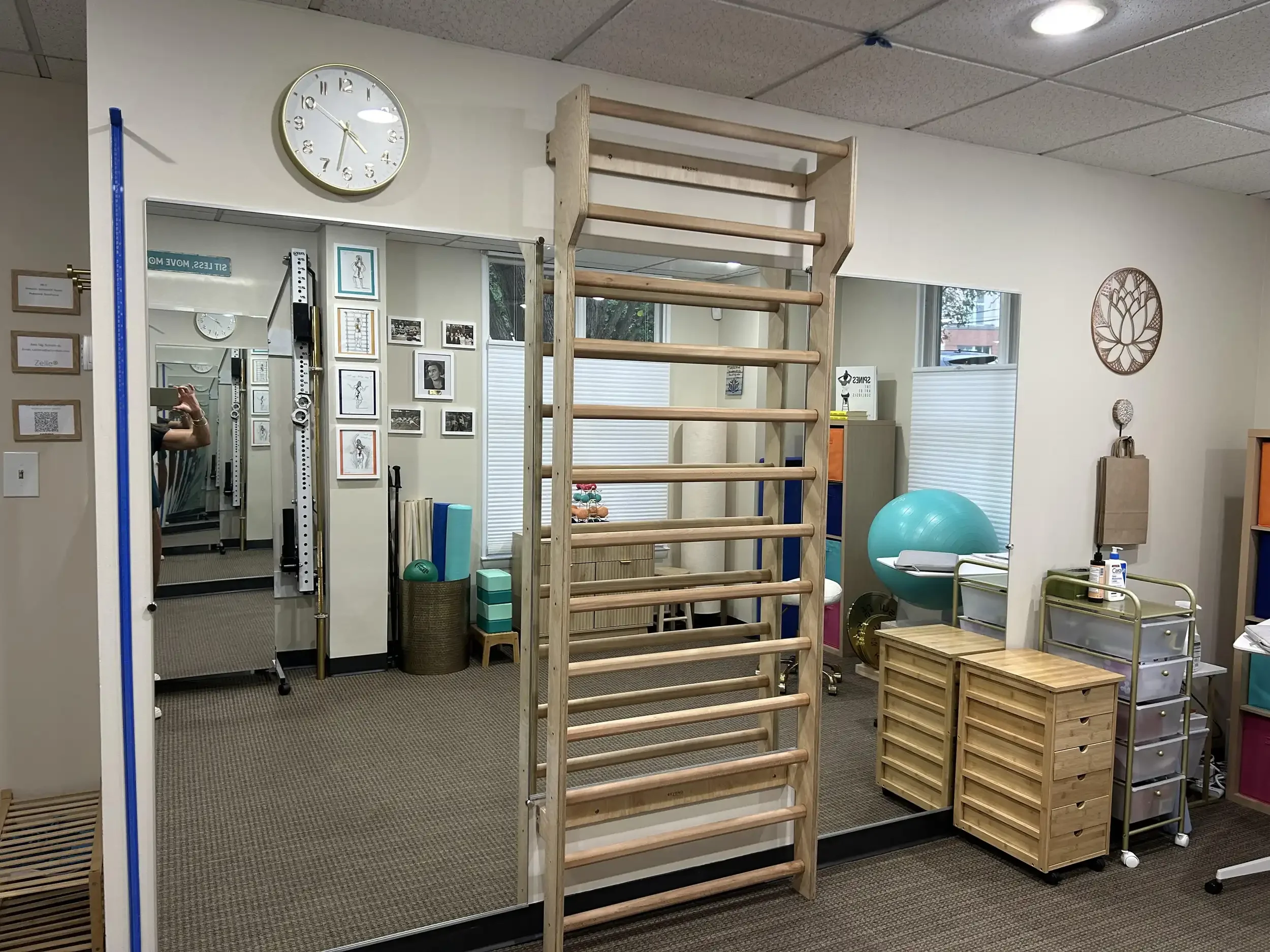 Schroth DC studio area of the Falls Church, VA clinic