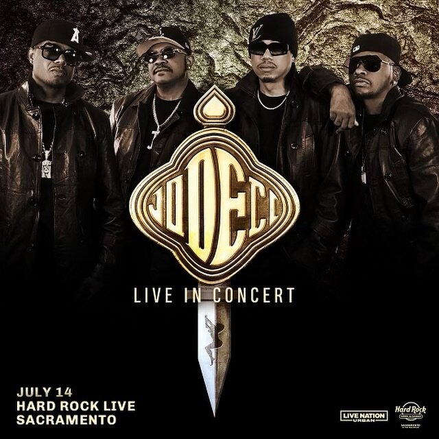 Sacramento!🔥 See y&rsquo;all at the @hardrocklivesac on Sunday, 7/14 🎤 Pre-sale starts this Thursday, 3/21 at 10am local time with code KEY. Tickets on sale this Friday, 3/22 at 10am local time.🎶 #Jodeci @kcihailey @mr.dalvin #JoJo #DevanteSwing @