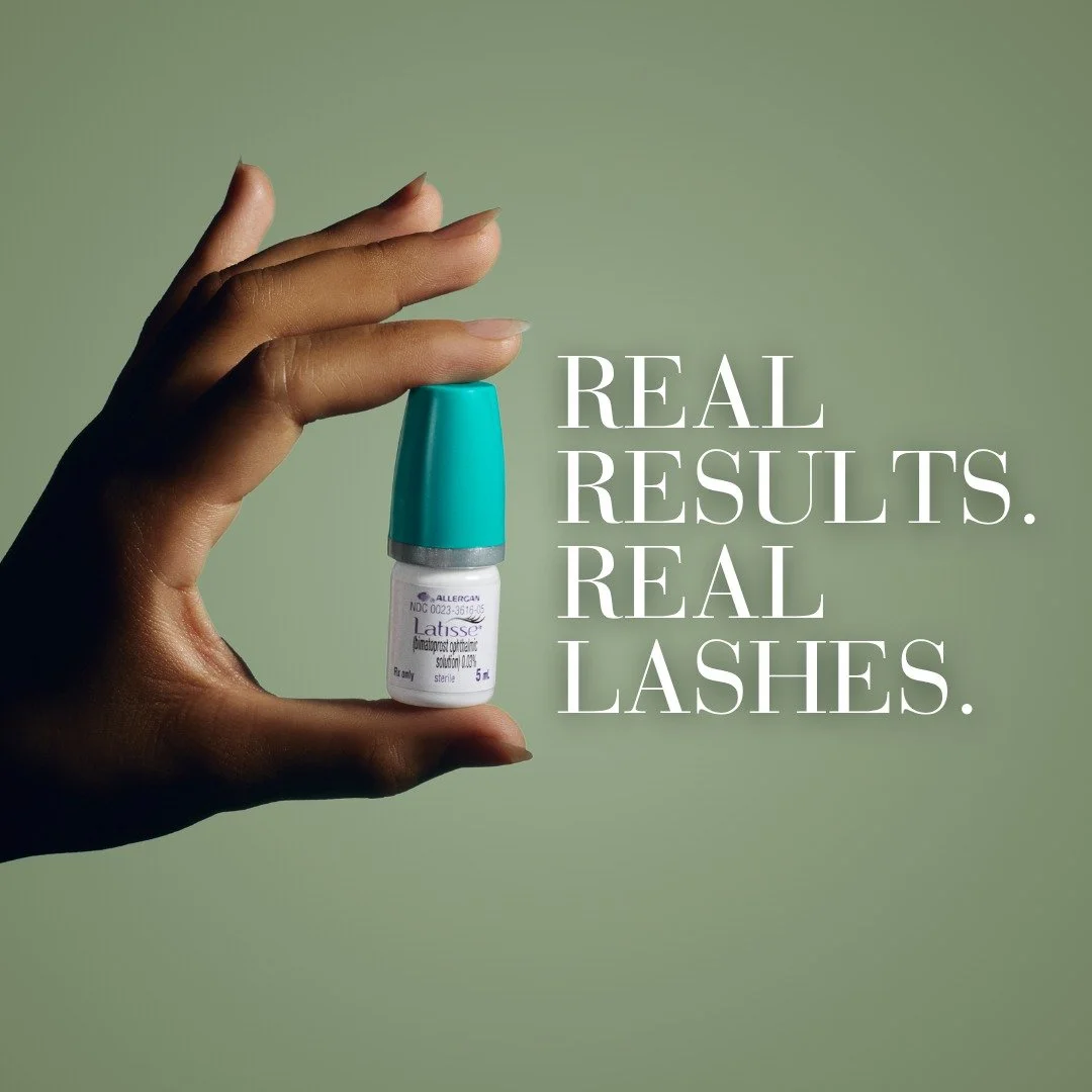 MYTH: Lash serums all do the same thing.
FACT: Only Latisse&reg; is FDA-approved to actually grow longer, darker, fuller lashes. ✨

No filters. No fluff. Just science-backed results you&rsquo;ll actually see in the mirror. 👀
Ask us how to start your