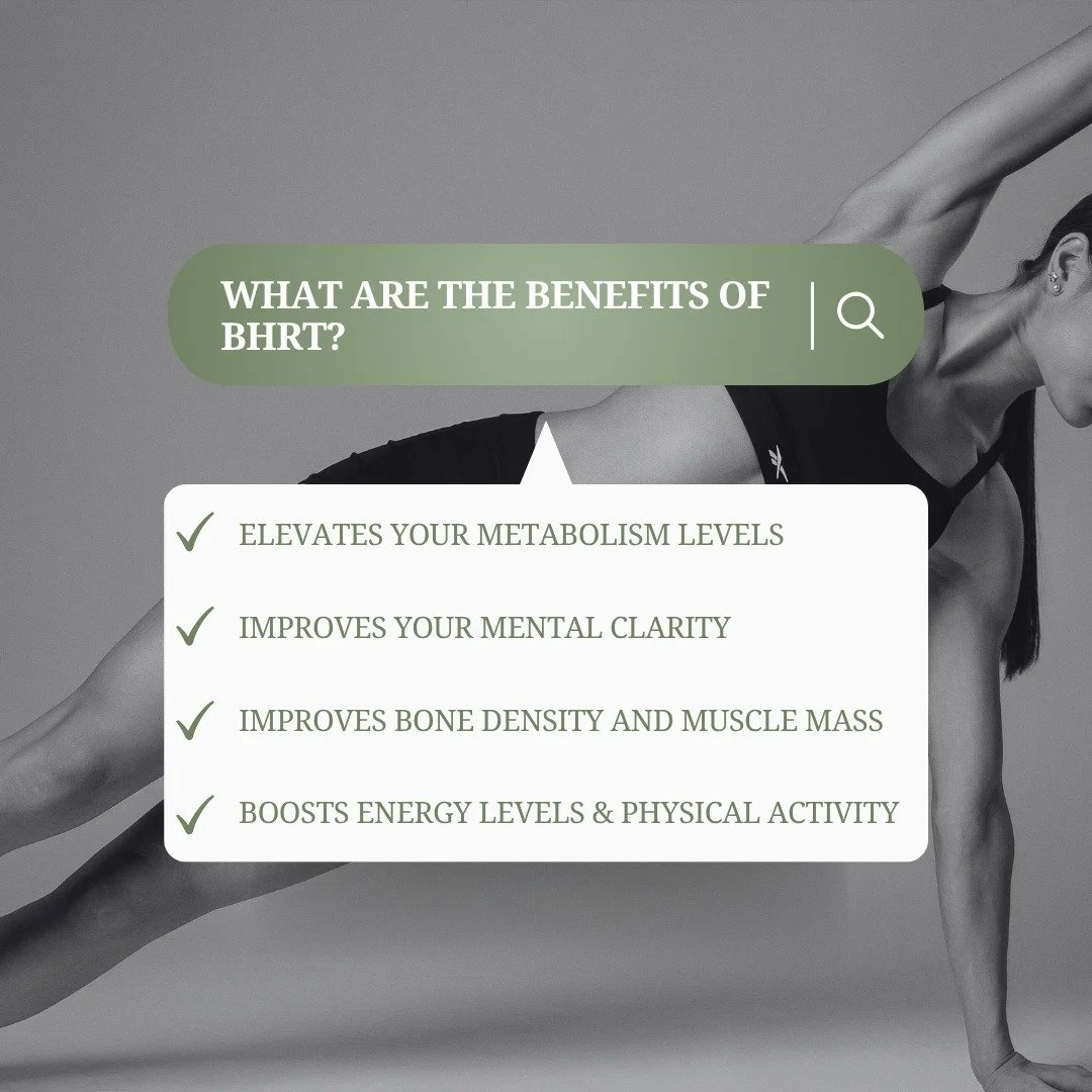 Hot flashes? Mood swings? Low energy? You don&rsquo;t have to just &ldquo;deal with it.&rdquo;

Bioidentical Hormone Replacement Therapy (BHRT) can help bring your hormones and your life back into balance. Give us a call and let's talk about how BHRT