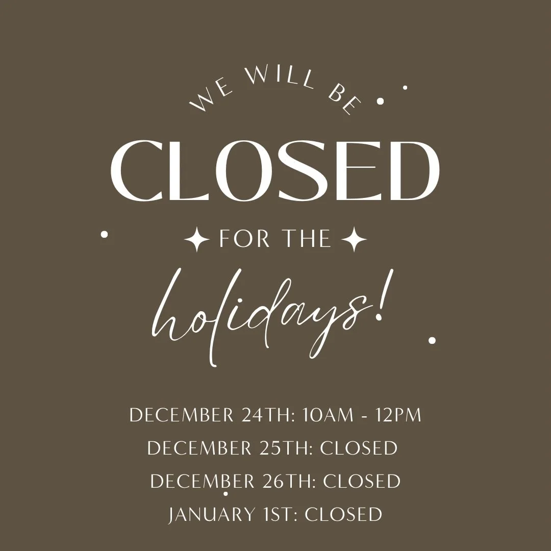 Wishing you a joyful and restful holiday season. 🎄✨ Downtown Skin &amp; Wellness will be closed for the holidays on the dates listed above so our team can recharge and spend time with loved ones. We look forward to welcoming you back soon. 🤍