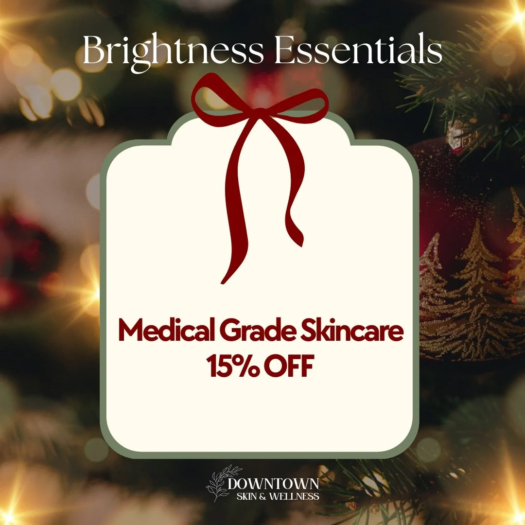 Bright, healthy skin starts with the right routine. ✨
Our Brightness Essentials deal highlights medical grade skincare from brads like: iS Clinical, SkinBetter Science, ZO Skin Health, and SkinMedica! These brands have been carefully selected to supp