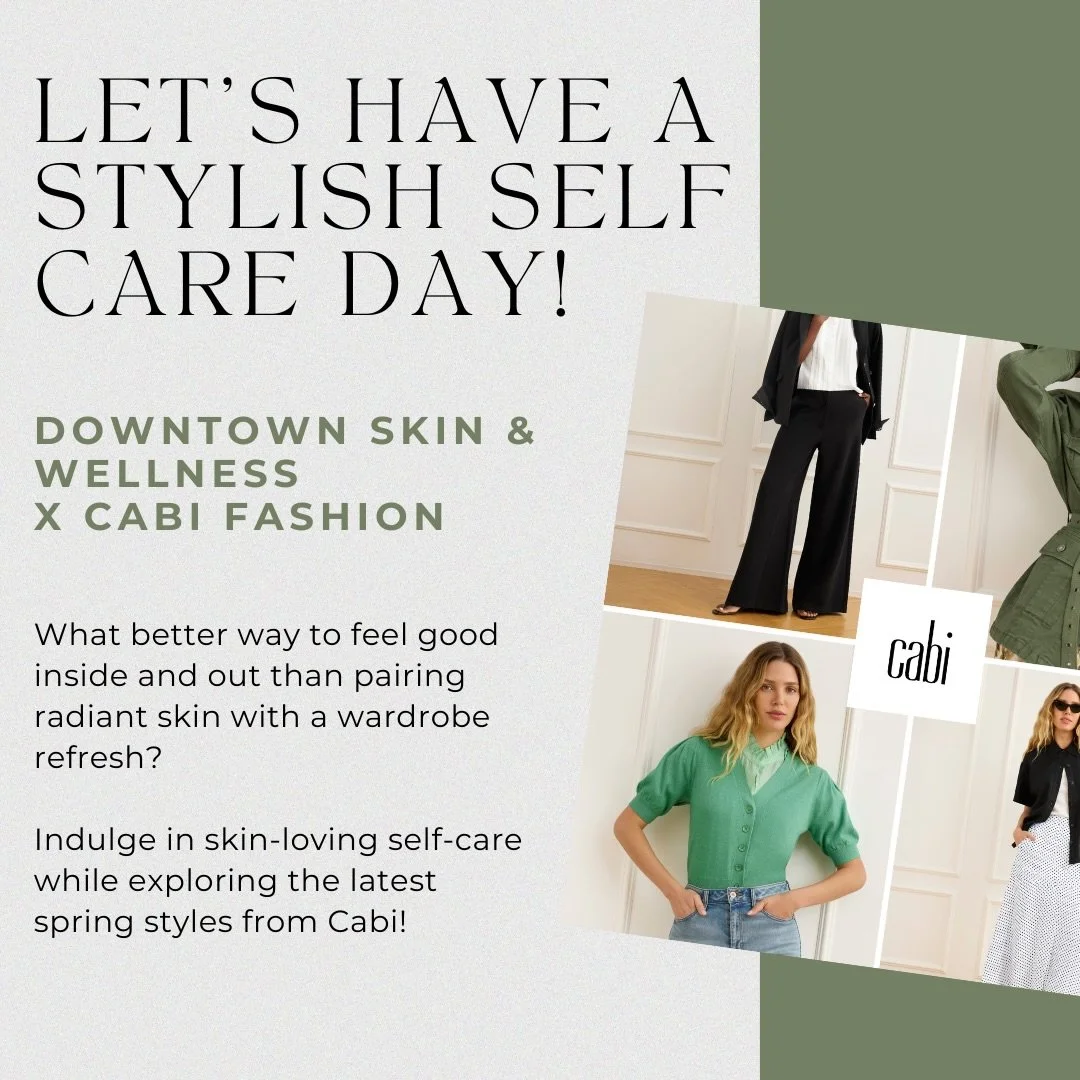 Join us for a midweek glow-up at Downtown Skin &amp; Wellness Spa in beautiful Dade City! 🌸

🗓 Wednesday, February 25
⏰ 10:00 AM &ndash; 2:00 PM

Enjoy skin-loving self-care while shopping the latest spring styles from Cabi. It&rsquo;s the perfect 