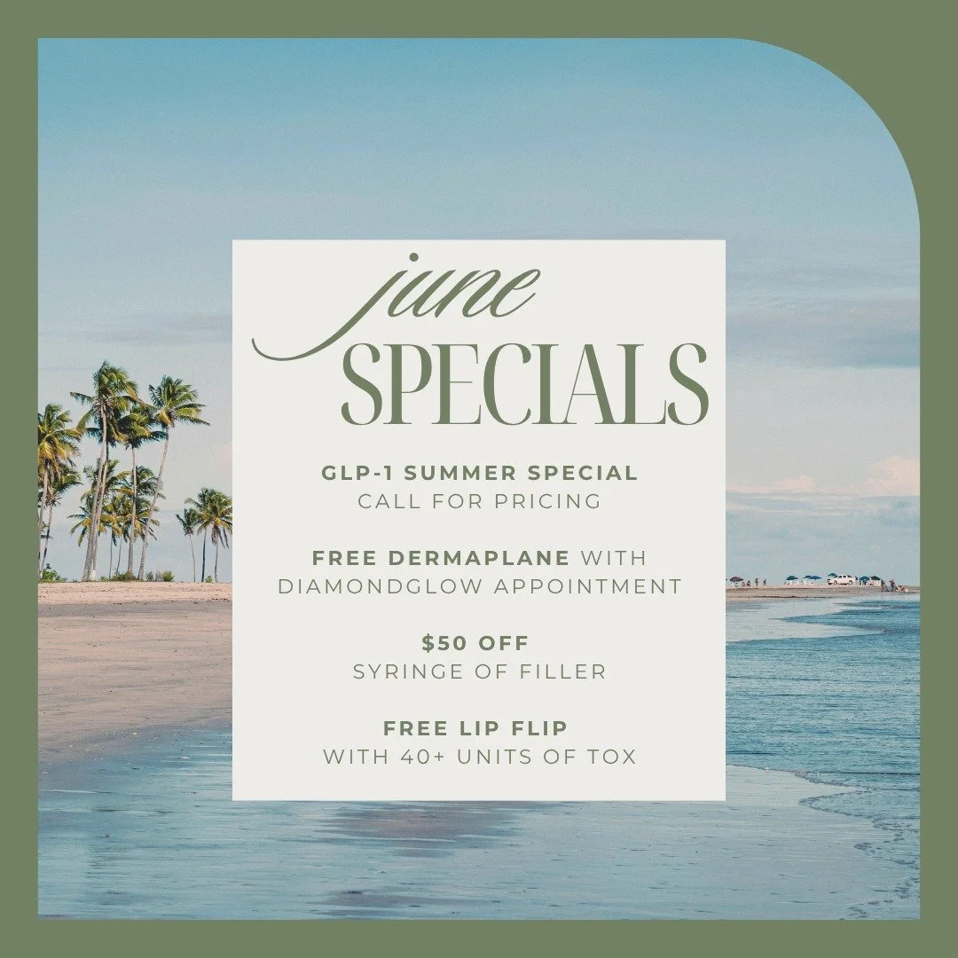 New month, new goals, and new specials! 🤍 June is here and we are helping you get summer ready from the inside out.

Here is what&rsquo;s happening at Downtown Skin &amp; Wellness this month:

☀GLP-1 COSTS JUST DROPPED: We&rsquo;ve lowered our medic
