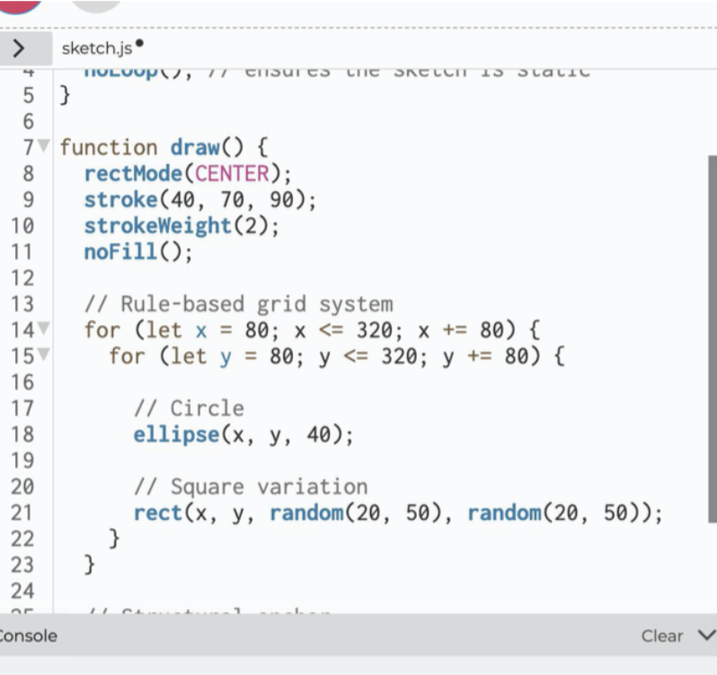 Experimenting with p5.js Coding