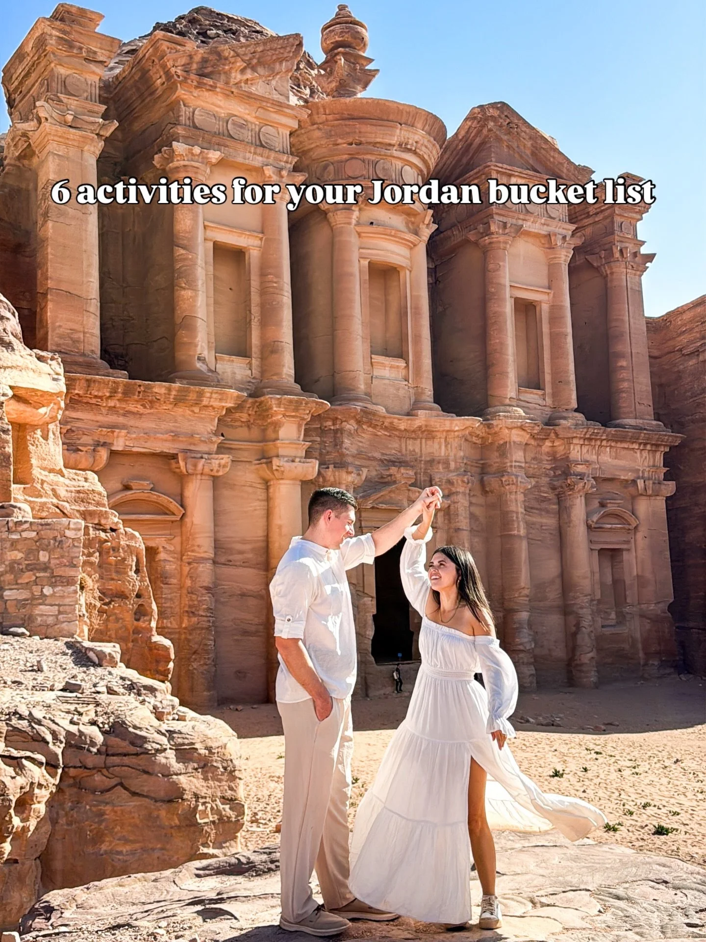 Save this for your trip to Jordan 🇯🇴

There&rsquo;s so many must see spots in Jordan, but here are 6 spots you CAN&rsquo;T miss for first timers⬇️

1. See the Roman Temple of Hercules in Amman:  Tickets are included with the Jordan Pass and it&rsqu