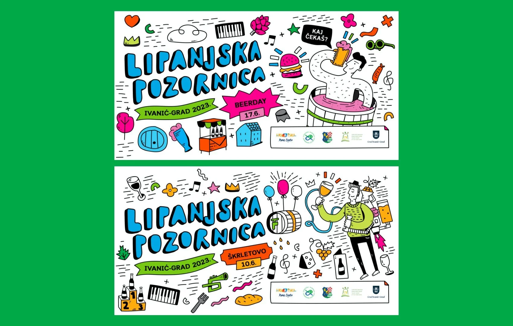 Lipanjska pozornica Facebook dizajn Studio Disegnat